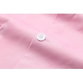 abordables Blazers para hombre-Hombre chaqueta Negocio Fiesta de Cóctel Fiesta de Boda Moda Casual Primavera &amp; Otoño Poliéster Color sólido Botón Bolsillo Cómodo Botonadura Simple Chaqueta de sport Rosa Claro Amarillo Rosa Azul