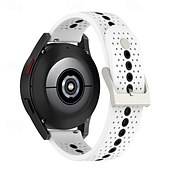 cheap Samsung Watch Bands-Watch Band for Samsung Galaxy Watch 7/6/5/4 40/44mm, Galaxy Watch 5 Pro 45mm, Galaxy Watch 4/6 Classic 42/46/43/47mm, Watch 3, Active 2, Gear S2 Silicone Replacement  Strap Adjustable Sport Band