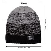 economico Cappello a cuffia-Per uomo Unisex Cappello a cuffia Cappelli invernali Berretti 骷髅头毛线帽 Cappello lavorato a maglia Rosso Kaki Fibra acrilica Lavorato a maglia Accogliente Da tutti i giorni Per uscire Color Block Caldo