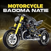 cheap Building Toys-Technic Motorcycle Model Building Block Toy Gift for Halloween Christmas