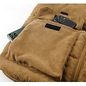 economico Capispalla Elite da Uomo-Per uomo Gilet in pile Gilet da esterno Gilet Punk Attivo Autunno Inverno Poliestere Tinta unica Dolcevita Nero Marrone chiaro Verde militare Gilet