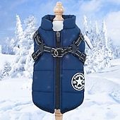 levne Kabáty-Psi Kočky Kabáty Kurtka Kamizelka Puffer Jacket Huňaté čepice Pro volný čas Voděodolný Větruvzdorné Teplý Yumuşak Omyvatelné Vánoce předvečer Všech svatých Nový rok Pivo Oktoberfest Valentýna