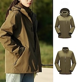 halpa Fleece ja 3 in 1 takit-Miesten Naisten Softshell-takki Vaellustakki Talvi ulko- Tuulenkestävä Vedenkestävä 3-in-1-takki Fleecetakit Tuulitakki takki Matkailu Musta Keltainen Armeijan vihreä Punainen Purppura