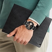 billige Smartklokker-ny mx15 smartwatch bluetooth ringe puls kroppstemperatur stemmeassistent 1.32 rund skjerm utvidelsesløsning kroppstemperaturmåling bluetooth call bluetooth musikk ai stemmeassistent