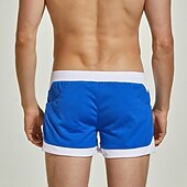 preiswerte Boxershorts für Herren-Herren 1 pc Unterwäsche Boxer Boxer-Shorts Patchwork Polyester Atmungsaktiv Weich Komfortabel Farbblock Mittlere Hüfthöhe Schwarz Weiß