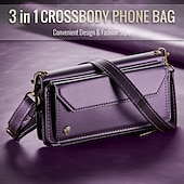baratos Capa Samsung-telefone Capinha Para Dobra Z 6 Z Fold 5 Z Fold 4 Z Fold 3 Capa para Cartão Wallet Com Suporte Magnética Zíper Retro TPU PC