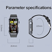tanie Inteligentne bransoletki-696 TK79 Inteligentny zegarek 1.47 in Inteligentne Bransoletka Bluetooth EKG + PPG Monitorowanie temperatury Krokomierz Kompatybilny z Android iOS Damskie Męskie Powiadamianie o wiadomości IPX-0 27mm