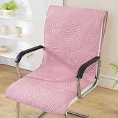 abordables Funda para silla de comedor-Funda de silla de comedor de algodón, funda suave y transpirable, perfecta para proteger y refrescar las sillas de comedor, agrega comodidad y un toque clásico a la decoración de su comedor.