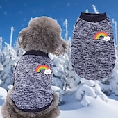 abordables Vêtements &amp; accessoires-Chien Chat Sweat-shirt Le style mignon Décontractées Hiver Respirable Doux Lavable Confortable Extérieur Casual Quotidien Vêtements pour chiens for Bichon Frisé Loulou de Poméranie Bébé Animal