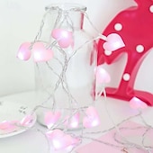 levne Řetězová světla baterie-1ks řetězová světla ve tvaru srdce 3m 20 LED pro svatby na Valentýna vnitřní venkovní  &amp; sváteční dekorace