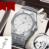 cheap Quartz Watches-New Fashion Trend Waterproof Luminous Calendar Display Business Leisure Simple Sports Hollowed Out Transparent Quartz Men&#039;S Watch