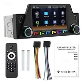 economico Kit vivavoce bluetooth per auto-Schermo CarPlay da 4,7 pollici, lettore musicale MP5 HD, retrovisore, navigatore per auto
