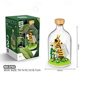 お買い得  組立ておもちゃ-昆虫コレクションの組み立てセットのアイデア、昆虫愛好家のためのリラックスできるプロジェクト、蝶、トンボ、蜂のディスプレイモデル、大人、男の子、女の子向けの虫の組み立ておもちゃと自然の装飾