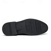 abordables Officiel-chaussures richelieu marron pour hommes avec bout d&#039;aile et semelle en caoutchouc - chaussures formelles classiques pour les affaires, le bureau et les événements spéciaux