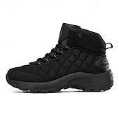 abordables Botas de montaña-Botas de senderismo acolchadas para hombre: ligeras, impermeables, suela antideslizante, diseño de caña alta, ideales para aventuras al aire libre.