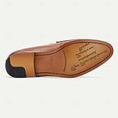 baratos Mocassins de couro premium-mocassins masculinos de couro marrom com fivela dupla e padrão de crocodilo – sapatos sociais de couro de vaca premium para uso formal e casual
