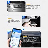 お買い得  OBD-obd2 スキャナー 車の診断スキャンツール 故障コードリーダー 5.1 接続 エラークリアツール 携帯電話アプリコントロール