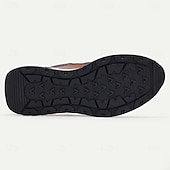 economico Scarpe da ginnastica in pelle premium-sneakers da uomo in pelle di vacchetta di alta qualità – scarpe casual vintage con lacci e design a blocchi di colore per tutti i giorni e per la moda