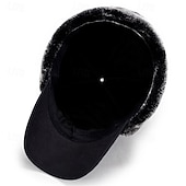 preiswerte Herrenhüte-Herren Trappermütze Wintermützen Winter Beanie Schwarz Blau Polyester Einstellbar Gemütlich Freizeitskleidung Ausgehen Solide / einfarbig Warm
