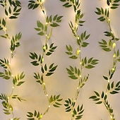 Недорогие Питание от батареек-2м 20 LED имитирующие лозу волшебные гирлянды работающие от батареи для свадеб вечеринок праздников дома садового балкона