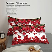 economico Set copripiumino-fiori farfalle piante fiori stampe set di tre pezzi piumone per camera da letto hotel camera degli ospiti biancheria da letto set comodo 1 set piumone 2 federe set letto matrimoniale set da 2 pezzi