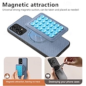 abordables Carcasas Samsung-teléfono Funda Para S24 S24 Ultra Plus S24 FE S23 S22 S21 S20 Ultra Plus FE A55 A35 A25 A15 5G A54 A34 A14 A73 A53 A33 A23 A13 A72 A52 A32 A22 A12 S25 Ultra Funda Trasera Magnética Soporte de carga