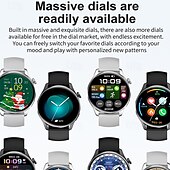 tanie Smartwatche-imosi 1,53 calowy inteligentny zegarek fitness zegarek do biegania bluetooth krokomierz przypomnienie o połączeniach tracker snu kompatybilny z androidem ios kobiety mężczyźni rozmowy bez użycia rąk