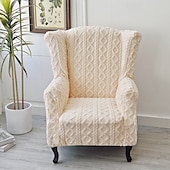 abordables Fauteuils à oreilles-housse de chaise à oreilles extensible imprimée housse durable et élastique avec un design imprimé élégant parfaite pour protéger et rafraîchir votre chaise à oreilles idéale pour la décoration