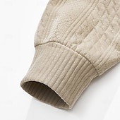 baratos Suéteres básicos-Homens Moletom Jaqueta de suor Preto Azul Marinha Cáqui Cinzento Decote V Tecido Bolsos Trabalho Desportos e Ar livre Casual Roupa de rua Básico Casual Primavera &amp; Outono Estações Cruzadas Roupa