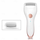 cheap Facial Care Device-Portable Cordless Electric Foot File Hard Skin Callus Remover with 2 Roller And Rechargeable Foot Care Tool for Dry Dead and Cracked Feet