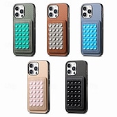お買い得  iPhone用ケース-電話 ケース 用途 iPhone 16 Pro Max プラス iPhone 15 プロマックスプラス iPhone15 iPhone 14 13 12 11 Pro Max Plus Mini iPhone 14 Pro Max iPhone 13 12 11 Pro Max バックカバー 磁石バックル 耐衝撃 レトロ風 TPU PUレザー
