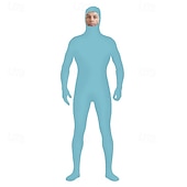 halpa Matta-Zentai sopii Ihon puku Kokohaalari Karnevaali puku Kokohaalari Miesten Naisten Sukupuoli Yhtenäinen Spandex Lycra Puku varten Halloween Aikuisten