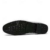 preiswerte Lässig-elegante Herren-Loafer mit Hahnentrittmuster und Quaste - perfekt für Hochzeiten und Partys