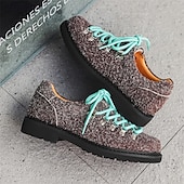 abordables Baskets-chaussures de randonnée en daim marron pour hommes - style vintage avec design à lacets roses et semelle durable pour les aventures en plein air