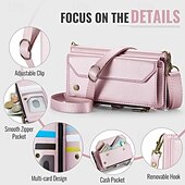 baratos Capa Samsung-telefone Capinha Para Dobra Z 6 Z Fold 5 Z Fold 4 Z Fold 3 Capa para Cartão Wallet Com Suporte Magnética Zíper Retro TPU PC