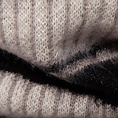 cheap Men&#039;s Pullover Sweater-Men&#039;s Pullover Sweater Jumper Knit Sweater Ribbed Knit Regular Knitted Stripe Crew Neck Fashion Basic Daily Wear Date Clothing Apparel Fall &amp; Winter Black M L XL