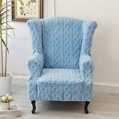 abordables Fauteuils à oreilles-housse de chaise à oreilles extensible imprimée housse durable et élastique avec un design imprimé élégant parfaite pour protéger et rafraîchir votre chaise à oreilles idéale pour la décoration