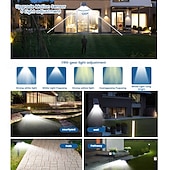 tanie Reflektory zewnętrzne-solarne reflektory zewnętrzne czujnik ruchu oświetlenie trawnika 2 tryby zewnętrzne reflektory wodoodporne oświetlenie ogrodowe boże narodzenie świąteczne drzewo ogrodowe dekoracja krajobrazu