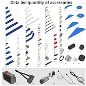 abordables Jouets de construction-Blocs de construction Modèle de véhicule 396 pcs compatible Coque en plastique Legoing Créatif Jouets de décompression Interaction parent-enfant pour enfant Jouet Cadeau