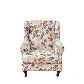 abordables Fauteuils à oreilles-housse de chaise à oreilles extensible imprimée housse durable et élastique avec un design imprimé élégant parfaite pour protéger et rafraîchir votre chaise à oreilles idéale pour la décoration