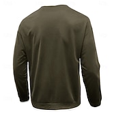 cheap Basic T shirts-Men&#039;s T Shirt Oversized Shirt Tee Top Long Sleeve Shirt Long Sleeve Crew Neck Spring &amp;  Fall Solid Color Daily Casual Street Style Fake two piece Rib Hem Outdoor Street Causal Black Gray Wine Top Tee