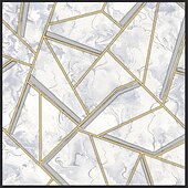 baratos Papel de Parede-1 rolo de papel de parede minimalista não autoadesivo com linhas geométricas 3d e listras irregulares em pvc, papel de parede à prova d&#039;água para sala de estar