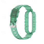 お買い得  その他の時計バンド-スマートウォッチバンド と互換性があります Xiaomi Mi Band 6 NFC Mi Band 5 NFC スマートウォッチ ストラップ 調整可 ソロループ スポーツバンド 置換 リストバンド