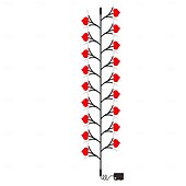 economico Striscie luci USB-1 pz. luci a forma di vite d&#039;amore per San Valentino con telecomando, luci per atmosfera da festival, per interni, camera da letto, bar, USB o batteria AAA