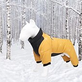 cheap Coats-Dog Coat Jacket Puffer Jacket Winter with Harness Winter Reflective Windproof Warm Water-Resistant Outdoor Small Medium