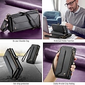 cheap Other Phone Case-Phone Case For Google Pixel 9 Pro Pixel 9 Pro XL Pixel 8 Pro Pixel 8 Pixel 9 Wallet Case Magnetic Zipper Support Wireless Charging Retro TPU PC