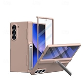 Недорогие Чехлы для Samsung-телефон Кейс для Назначение Z-сгиб 6 Кейс на заднюю панель со стендом Защита от удара Ретро ТПУ ПК