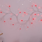 economico Striscie luci USB-1 pz. luci a forma di vite d&#039;amore per San Valentino con telecomando, luci per atmosfera da festival, per interni, camera da letto, bar, USB o batteria AAA