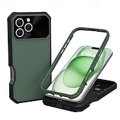 お買い得  iPhone用ケース-電話 ケース 用途 iPhone 16 Pro Max プラス iPhone 15 プロマックスプラス バックカバー 磁石バックル ワイヤレス充電をサポート 耐衝撃 レトロ風 TPU PC