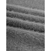 abordables Couleurs unies-Femme Pull mode Décontractées Flexible Couleur unie Grosse maille Col Roulé énorme manche longue Hauts réguliers Tricoter du quotidien Sortie Fin de semaine Noir Blanche Automne Hiver